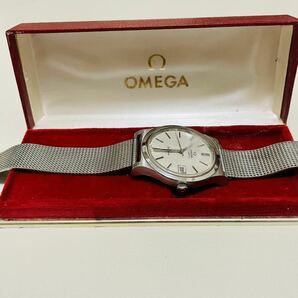 【稼働】OMEGA オメガ ジュネーブ シルバー文字盤 腕時計 自動巻き AT デイト Cal.1012 No.37303534の画像3