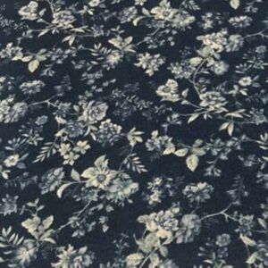 国産　セブンベリー　花柄綿麻キャンバス　生地幅×50