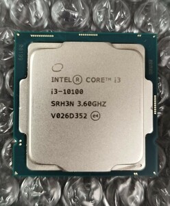 intel　Corei3 10100　LGA1200 10世代 CPU
