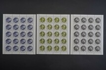 (k403)日本切手 1961年~1964年オリンピック東京大会募金 未使用20面シート 第1次2次3次4次5次6次全20種完 極美品ヒンジ跡なし保存状態良好_画像7