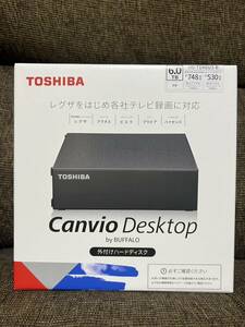 【新品/未開封】BUFFALO(TOSHIBA) 外付ハードディスク【テレビ・パソコン両対応】HD-TDA6U3-B（6TB）