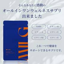 MILG ミルグ 1袋(30粒)/1ヶ月分 睡眠 サプリ GABA 乳酸菌 マルチビタミン デキストリン 配合 栄養機能食品 オールインワン ウェルネス _画像5