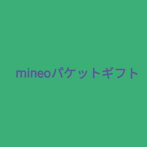 mineoパケットギフト9,999MBの画像1