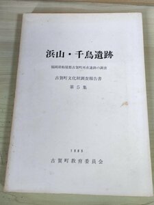 浜山・千鳥遺跡 古賀町文化財調査報告書 第5集 1985 古賀町教育委員会/遺構と遺物/住居跡/竪穴/溝上層出土土器/石器/考古学/歴史/B3227549