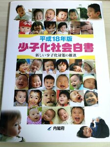 少子化社会白書 新しい少子化対策の推進 平成18年版 内閣府/子育て/妊娠/出産/働き方改革/小児医療体制/放課後対策/児童虐待/支援/B3227782