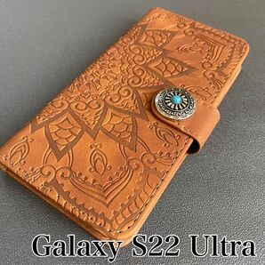 GalaxyS22Ultra Galaxyケース 手帳型 手帳型ケース 革ケース