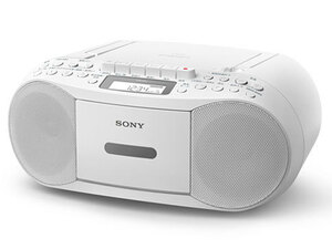 新品　SONY　CFD-S70 (Ｗ) [ホワイト]　1年保証　カセットテープに録音することができるコンパクトCDラジカセ　XV