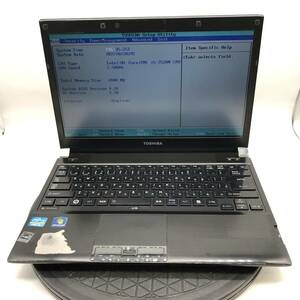 【BIOS起動】 ジャンク 東芝 dynabook R731/C PR731CAAN3BA51 CPU Core i5-2520M メモリ2GB HDD SSDなし 中古 PC ノートパソコン 基盤