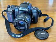 【送料込】Nikon F-601 QUARTZ DATE ＆ AF NIKKOR 35-70/F3.3-4.5 カメラ・レンズセット(中古)_画像1