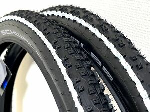 【送料無料特価】Schwalbe Rapid Rob 26×2.25 ブラック×ホワイト新品2本セット