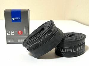 【送料無料特価】26インチ仏式MTB用チューブ Schwalbe SV13 26×1.50-2.40 バルブ長40mm 新品2個セット