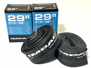 【送料無料】IMPAC 27.5/28/29インチ仏式MTB用チューブ バルブ長40mm 新品2個セット《29×1.5-2.35 / 27.5×2.0-2.35》