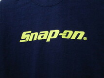 Snap-on プリントTシャツ・L・ネイビー（スナップオンツール工具ビンテージレトロ古着00sアメカジ世田谷ベース）_画像2