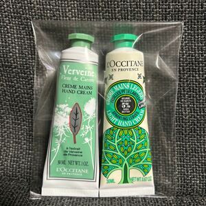 L'OCCITANE ロクシタン ハンドクリーム スパークリングリーフスノーシア&クリーンヴァーベナ 未開封品