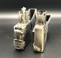 喫煙具(サ60)★[[KE-228.78]]★ZiPPO(ジッポ)★HARLEY DAVIDSON 立体ロゴ希少 2個まとめ★未使用あり★_画像9