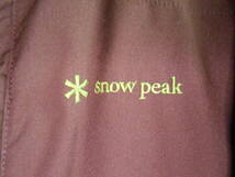 snow peak ジャンパー　サイズ　１６０　レディースOK　Mサイズ相当_画像5