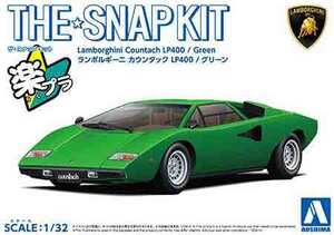 1/32 Aoshima SNAP20-D зажим комплект Lamborghini счетчик kLP 400 зеленый 