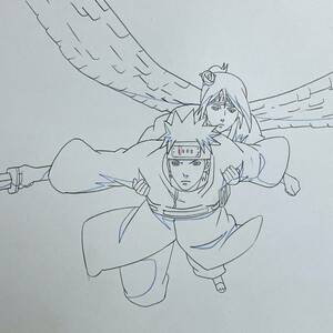 ナルト 原画 13枚セット 弥彦&小南／Cel Genga セル画