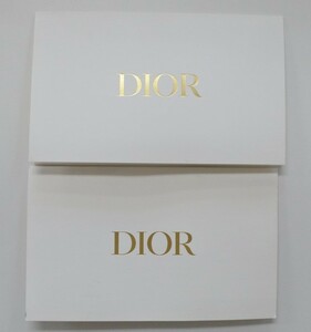 1円から売り切りスタート・・ DIOR ディオール カードケース 封筒 2枚セット ymdnrk a201h0211