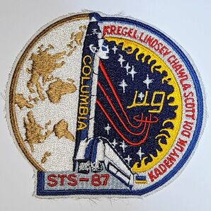早い者勝ち！！NASA/ナサ/STS-８７/１９９７/コロンビア号/ワッペン一枚、最終価格