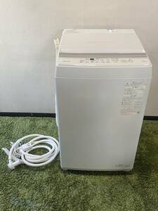 美品☆/TOSHIBA/東芝/電気洗濯機/5kg/家庭用/Wシャワー洗浄/部屋干し/ピュアホワイト/2023年製/AW-5GA2/0216a