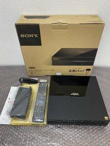 未使用品/SONY/ソニー/スカパー!プレミアムサービスチューナー内蔵/4K/メディアプレーヤー/2014年製/FMP-X7/0225d