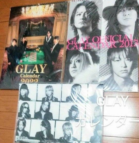 ※説明必読!GLAY.カレンダー.2022&2013&2010セット.TERU.TAKURO.HISASHI.JIRO 