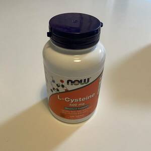 ナウフーズ L-Cysteine 500mg 100粒 期限25.4