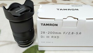 TAMRON 28-200mm F/2.8-5.6 Di III RXD タムロン ソニー Eマウント用 （α7 α9 Ⅱ Ⅲ Ⅳ ）