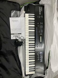 【通電動作確認済み】極美品 Roland ローランド シンセサイザー キーボード JUNO-D ソフトケース付き AT32087 楽器 音楽 