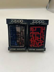 布袋寅泰 ZIPPO 2点まとめ GREATEST HITS TOUR ZIPPO 喫煙具 喫煙グッズ コレクション ヴィンテージ レア レッド メタリックブラック