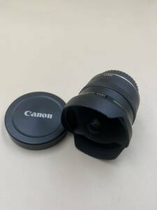 【状態良好】Canon キャノン FISHEYE LENS EF 15mm 1:2.8 魚眼レンズ 15331 UE0902 カメラ レンズ 一眼レフ