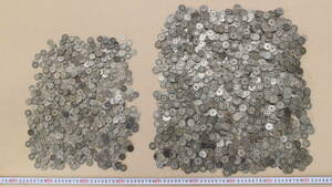 【文明館】5銭白銅貨 10銭白銅貨 大量まとめて(約7.4kg) 時代物 日本 古銭 貨幣 カ30