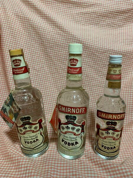 古酒　スミノフ　ウォッカ　750ml 500ml 未開栓 SMIRNOFF VODKA 