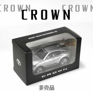 トヨタ クラウン クロスオーバー ●非売品 オリジナル 大型ミニカー プルバックカー プレシャスメタル カラーサンプル TOYOTA CROWN レア