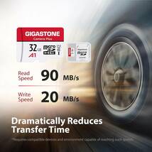 Gigastone まいくろsdカード 32GB 5個セット, microSD 32GB 5-Pack, 5 SDアダプタ付 5_画像2