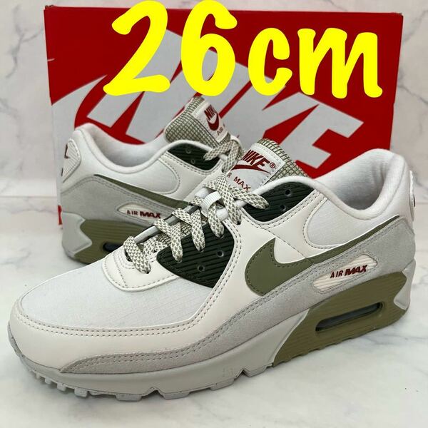 ★送料無料★【新品 完売モデル】26cm Nike Air Max 90 ナイキ エアマックス ファントム ライトボーン カーゴカーキ ニュートラルオリーブ