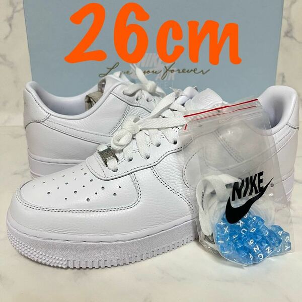 ★送料無料★Drake NOCTA Nike Air Force 1 Low ドレイク ノクタ ナイキ エアフォース1 ロー サーティファイド ラバー ボーイ ホワイト