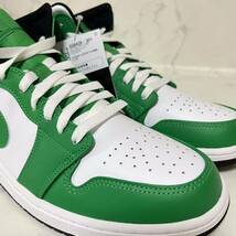 ★送料無料★【新品未試着】28cm Nike Air Jordan 1 Mid Lucky Greenナイキ エアジョーダン1 ミッド ラッキーグリーン ホワイト 白 緑_画像7
