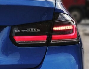 【送料無料】 Tail lampランプ LED スモーク タイプ1 BMW 3 Series F30 F35 F80 2013-2018 Tail lampLight Brakeランプ ウインカー