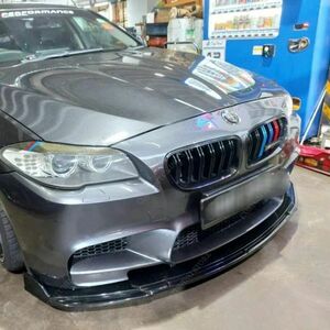 【送料無料】 フロントバンパー リップスポイラー カーボン タイプ2 BMW 5シリーズ F10 F11 M5 Mスポーツ 2010-2017 フロント リップ