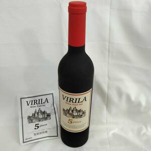 ◆ワインボトル型 ワインツール5点セット 中古 VIRILA ヴィリーラ VM-9473 ◆ ナイフ/カッター/ドロップリング/ポアラー/ボトルストッパー