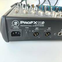 通電OK ◆ マッキー MACKIE 12ch アナログミキサー PROFX12 V2 ジャンク Professional Efects Mixer_画像7