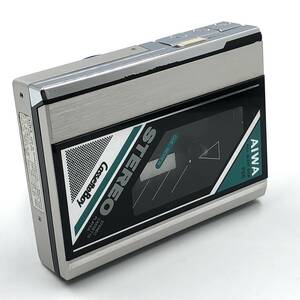 ◆◇再生○ ジャンク扱い　外観キレイ　AIWA HS-P55A CassetteBoy ポータブルカセットプレーヤー　MADE IN JAPAN◇◆