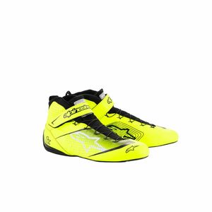  Alpine Stars racing shoes TECH-1 Z V3 SHOES ( size USD: 10) 551 YELLOW FLUO BLACK*LIMITED EDITION[FIA8856-2018 official recognition ]