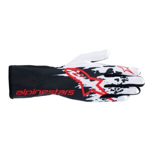 alpinestars(アルパインスターズ) カートグローブ TECH-1 K V3 GLOVES XLサイズ 123 BLACK WHITE RED [FIA8877-2022規格適合]