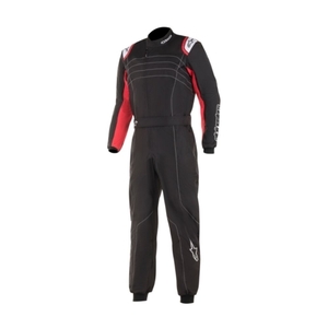 alpinestars アルパインスターズ カートスーツ KMX-9 V3 SUIT サイズ52 BLACK RED WHITE [新FIA8877-2022グレード1ホモロゲーション適合]