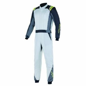 alpinestars Alpine Stars racing suit ATOM SUIT size 52 1950 SILVER ANTHRACITE YELLOW FLUO [FIA8856-2018 official recognition ]