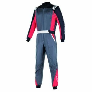 alpinestars アルパインスターズ レーシングスーツ ATOM SUIT サイズ50 1436 ANTHRACITE RED BLACK [FIA8856-2018公認]