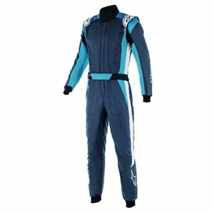 alpinestars アルパインスターズ レーシングスーツ GP PRO COMP V2 SUIT サイズ50 9172 ASPHALT CYAN WHITE [FIA8856-2018公認]